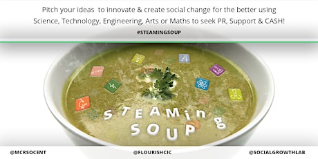 STEAMing Soup Dinner: Changemakers Pitch & Win primary image