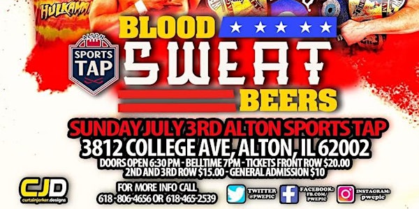 Blood Sweat & Beers (Live Pro Wrestling)