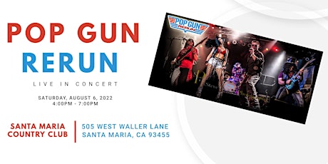 Pop Gun Rerun Premier 80's Live Music Experience! tickets
