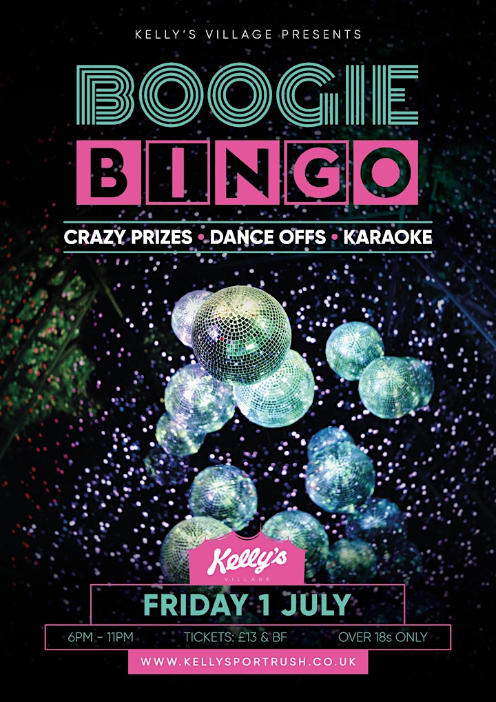 Boogie Bingo at Kellys Village - Dance-Play-Sing-Laugh and Win image