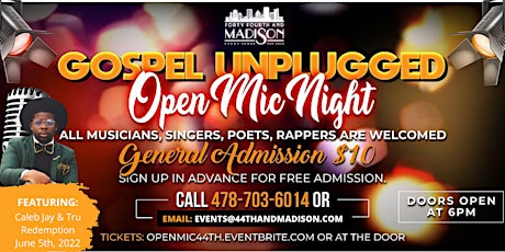 44th and Madison Presents: Gospel Unplugged tickets