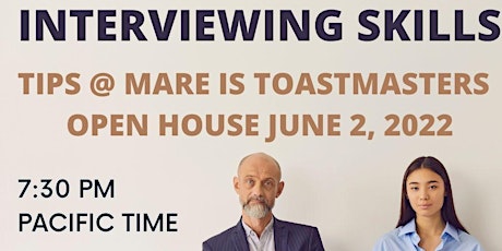 Polish Your Interview Skills at Mare Island Toastmasters Open House tickets
