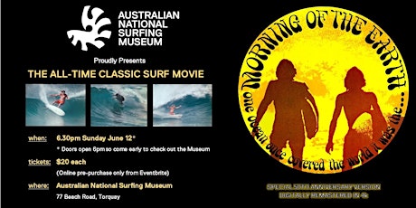 AUSTRALIA'S ALL-TIME CLASSIC SURF MOVIE - 2ND TORQUAY SCREENING tickets