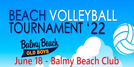 Balmy Beach Old Boys Beach Volleyball Tournament 2022 primary image