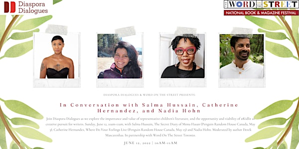 In Conversation with Salma Hussain, Catherine Hernandez, and Nadia Hohn