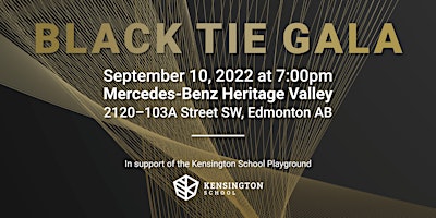 Black Tie Gala in Support of the Kensington Playground