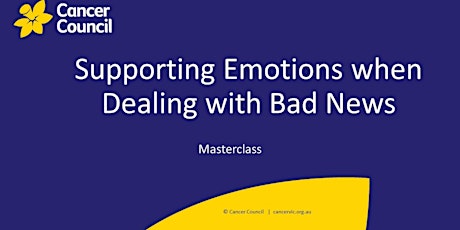 Supporting Emotions when Dealing with Bad News primary image