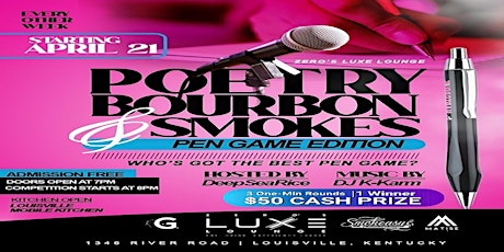Poetry Bourbon & Smokes at Zero's Luxe Lounge tickets