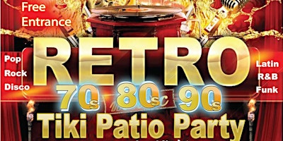 Canada Day Award-winning BBQ and Retro 70s, 80s, 90s Tiki Patio Party