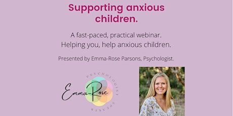 Supporting Anxious Children tickets