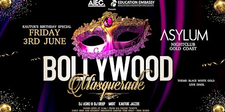 Bollywood Night (Masquerade Party) Gold Coast tickets