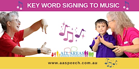 Key Word Signing SONGS workshop - Learn how to incorporate signs with music tickets