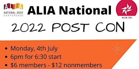 ALIA National 2022 Post-Con tickets