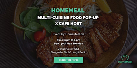 HomeMeal Multi-cuisine food pop-up x Cafe HOST tickets