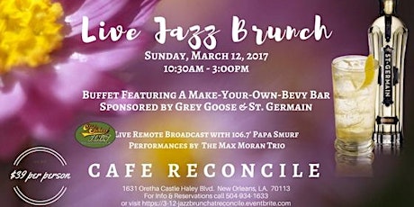 Live Jazz Sunday Brunch Buffet primary image