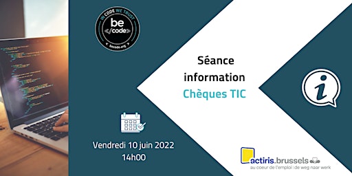 BeCode Bruxelles - Séance Info - Chèques Tic