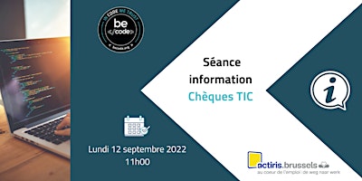 BeCode Bruxelles – Séance Info – Chèques Tic