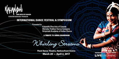 Kalanidhi - Whirling Streams - Thur Mar 30 2017 7:30pm - MTDC Studio Theatre primary image