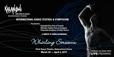Kalanidhi - Whirling Streams - Sat Apr 1 2017 7:30pm - MTDC Studio Theatre primary image