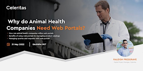 Why do Animal  Health Companies Need Web Portals? tickets