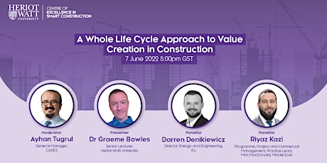 A Whole Life Cycle Approach to Value Creation in Construction tickets