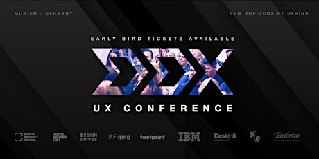 DDX 2022 - NEW HORIZONS BY DESIGN - UX CONFERENCE Tickets
