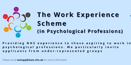 The Work Experience Scheme (in Psychological Professions) Webinar tickets