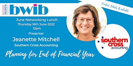 BWIB June Networking - Planning for the End of Financial Year tickets