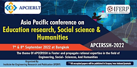 Asia Pacific Conference on Education Research ,Social Science & Humanities