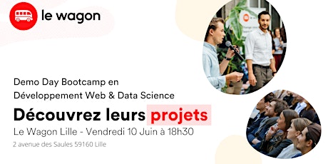 Le Wagon Lille Demo Day - Juin 2022 - Développement Web & Data Science billets
