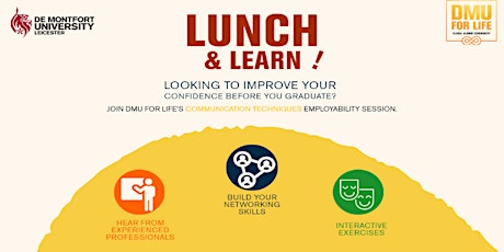 Lunch & Learn: Communication Techniques employability session tickets