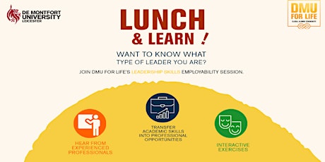 Lunch & Learn: Leadership Skills employability session primary image
