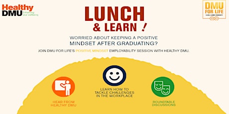 Lunch & Learn: Positive Mindset employability session primary image