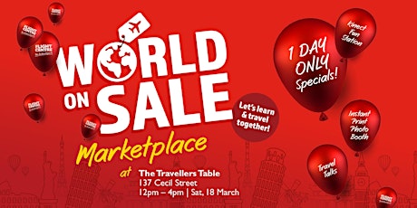 WORLD ON SALE TRAVEL MARKETPLACE: Let's Learn & Travel Together! primary image
