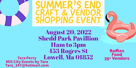 Summer's End Craft & Vendor Shopping Event  primärbild