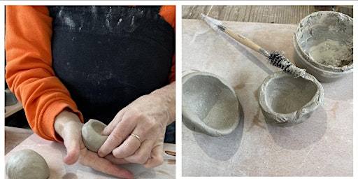 Creative with Clay in Shaldon workshops - Pinch Pots  (Sat AM)
