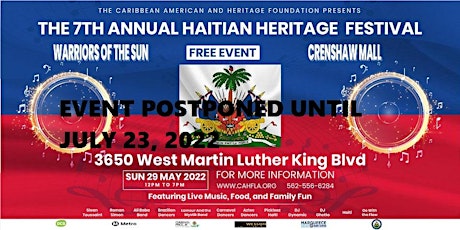 7th Annual Haitian Heritage Festival tickets