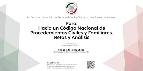 FORO, HACIA UN CÓDIGO NACIONAL DE PROCEDIMIENTOS CIVILES Y FAMILIARES. entradas