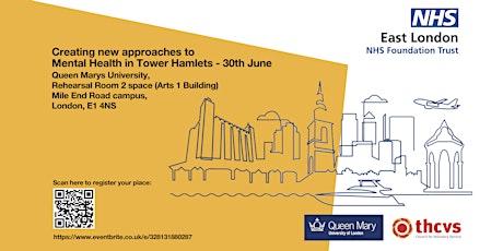 Creating new approaches to mental health in Tower Hamlets tickets