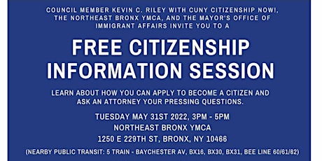 Citizenship Information Session tickets