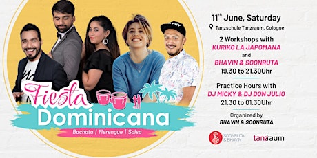 Fiesta Dominicana- June | DJ Micky & DJ Don Julio | Kuriko, Bhavin Soonruta