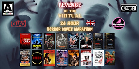 VIRTUAL 24 Hour Horror Movie Marathon (UK & Ireland) tickets