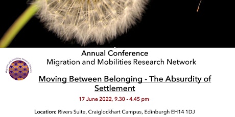 Annual Conference: Moving Between Belonging - The Absurdity of Settlement tickets