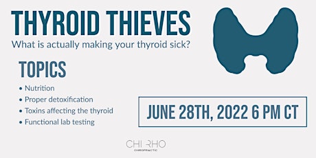 Thyroid Thieves: What is actually making your thyroid sick?