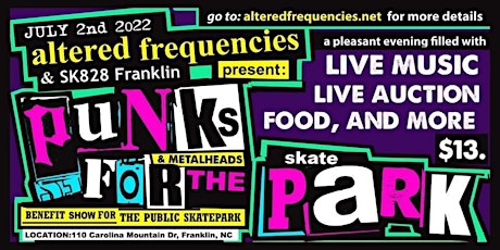 Punks for the Park tickets