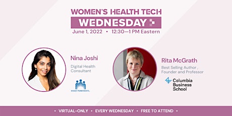 Women's Health Tech Wednesdays | Columbia Business School tickets
