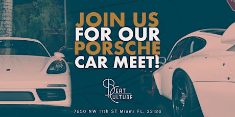 Porsche Car Meet - 2nd Thursday Of The Month