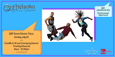 QDF Master Class  with Camille A. Brown and Dancers tickets