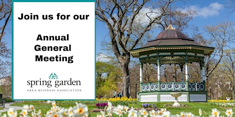 Spring Garden Area Business Association 2021 Annual General Meeting tickets