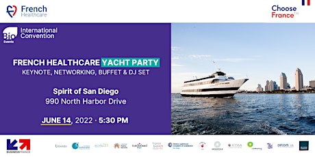 French Healthcare Yacht Party at BIO 2022 tickets